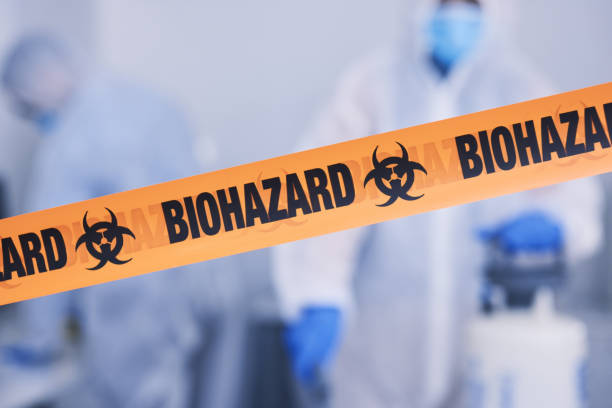 Professional Biohazard Cleanup technician working in Arapahoe, WY